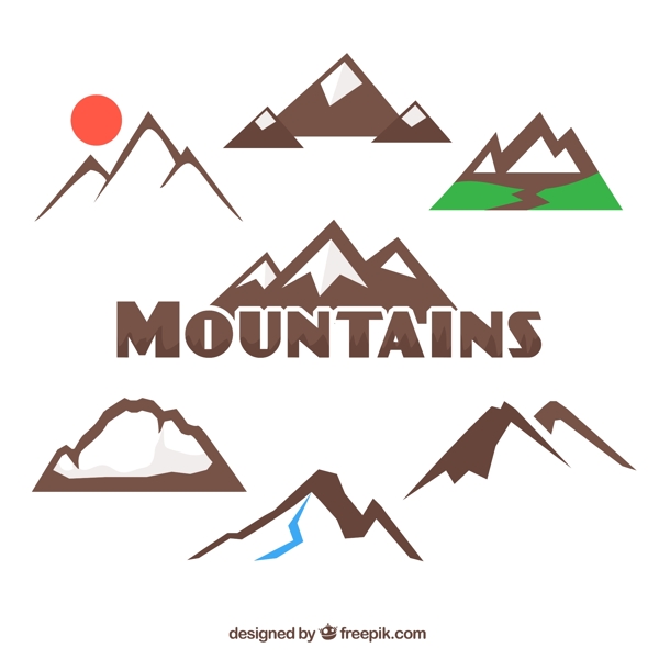 山峰標志