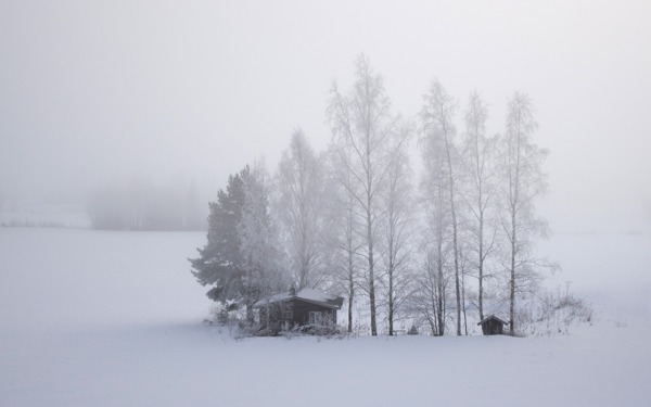 芬兰的雪