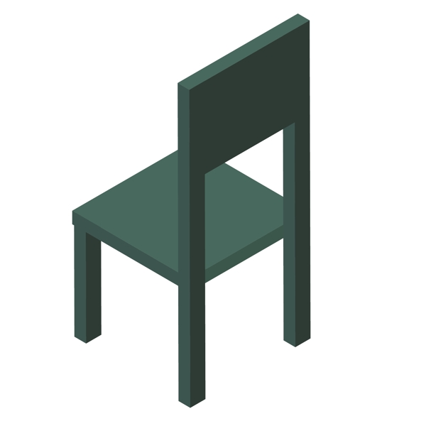 立体椅子家具图案设计