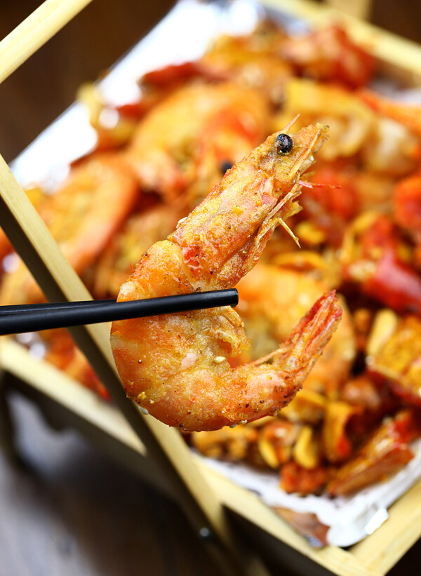 麻辣蝦圖片