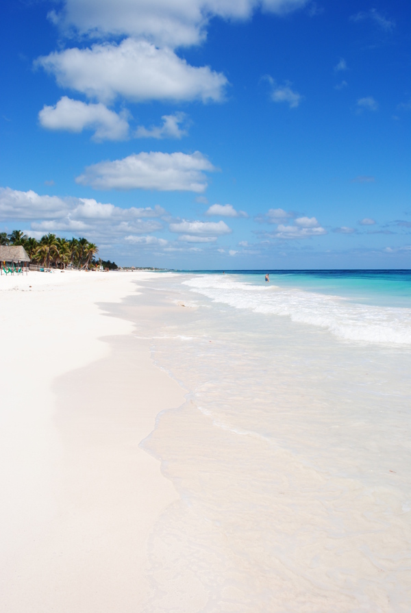 墨西哥沙滩风景图片