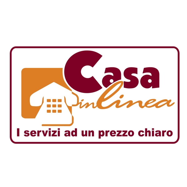 Casainlinealogo設計欣賞Casainlinea服務公司標志下載標志設計欣賞