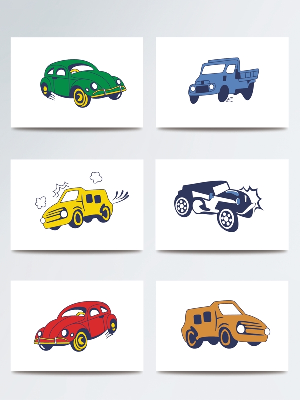 矢量汽車ai素材設計