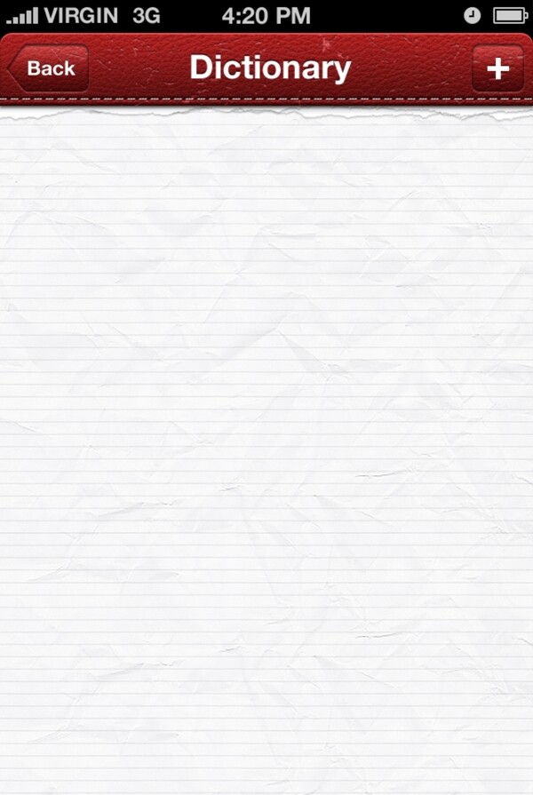iphone記錄界面PSD素材