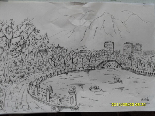 素描圖片