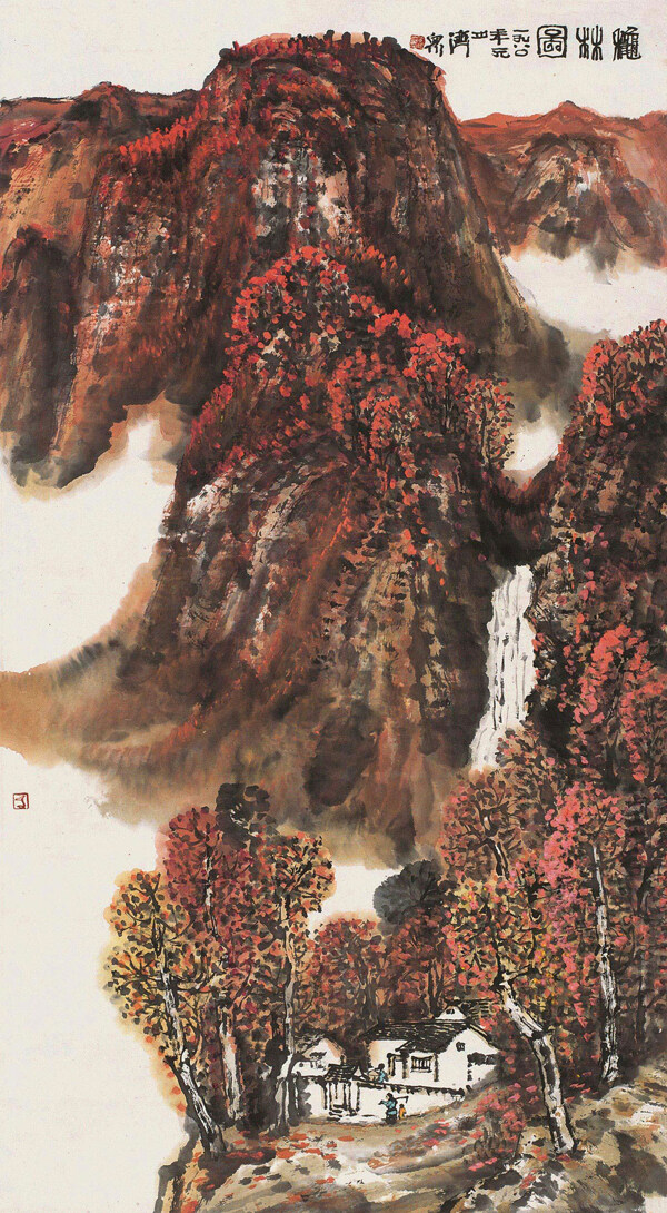 秋林圖圖片