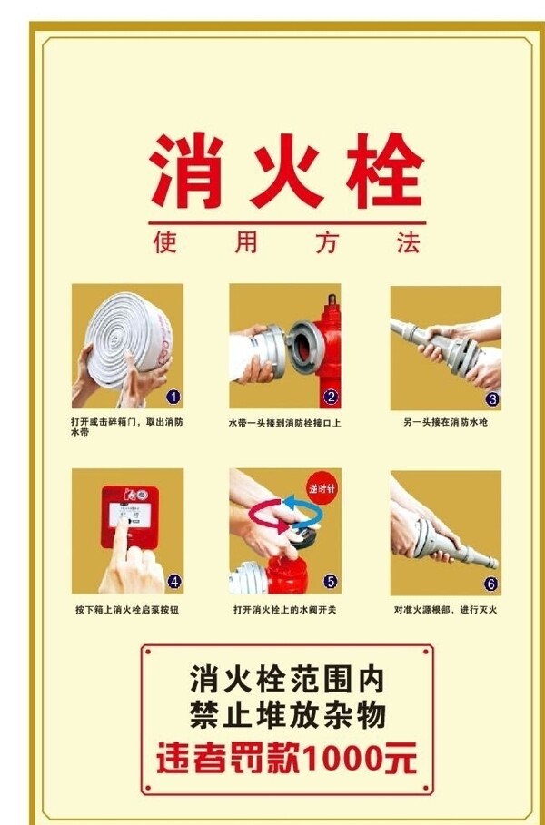 消火栓貼紙