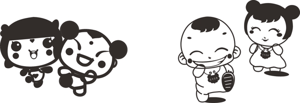 寶寶矢量圖圖片