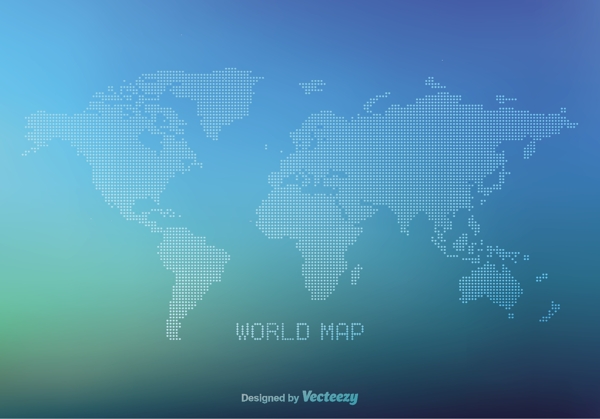免费矢量地图世界地图