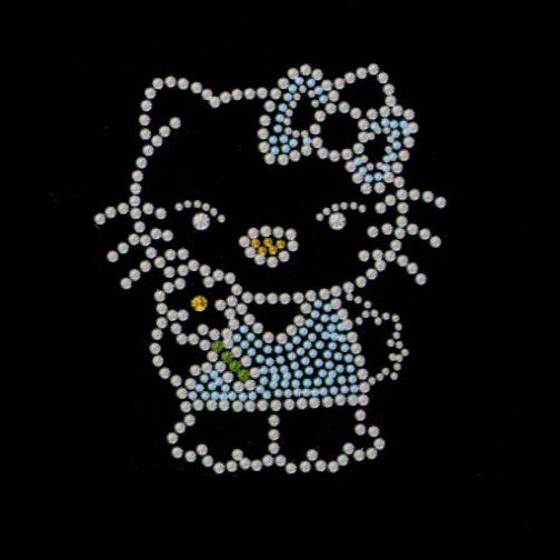 燙鉆helloKitty小貓蝴蝶結(jié)免費(fèi)素材
