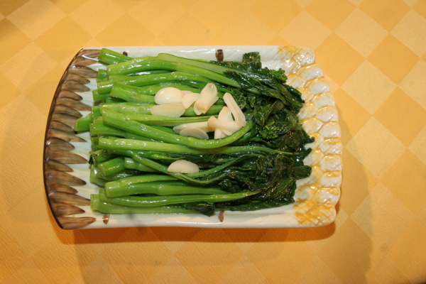 白灼油菜圖片