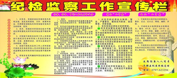 紀(jì)檢工作宣傳欄圖片