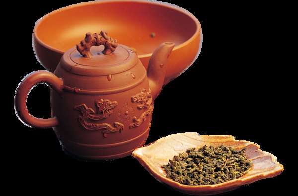 淡雅褐色茶具產品實物