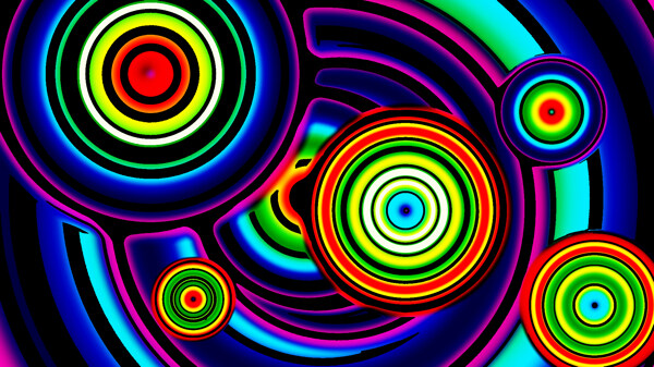 絢麗奇幻平面背景圖
