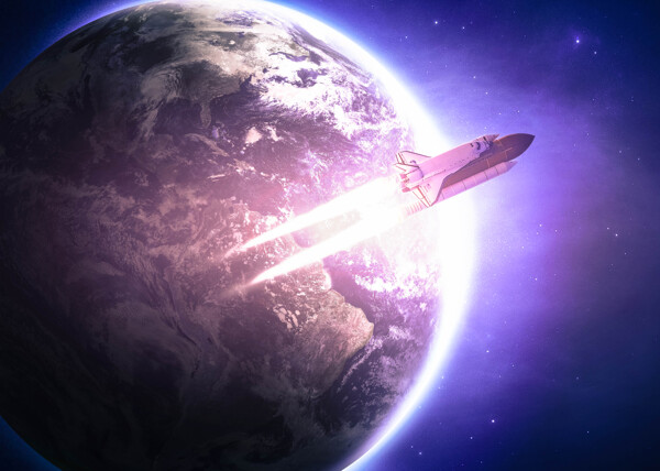 星球與宇宙飛船