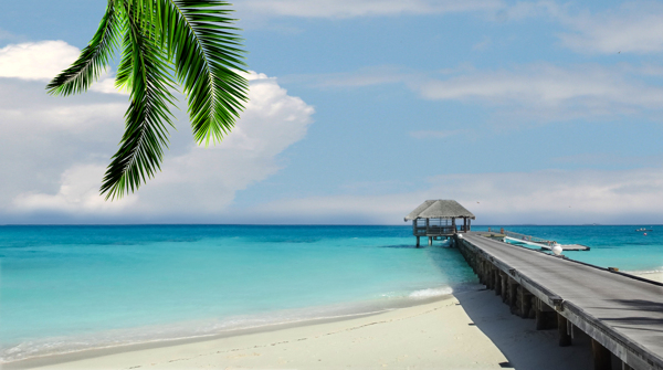 马尔代夫海景图片