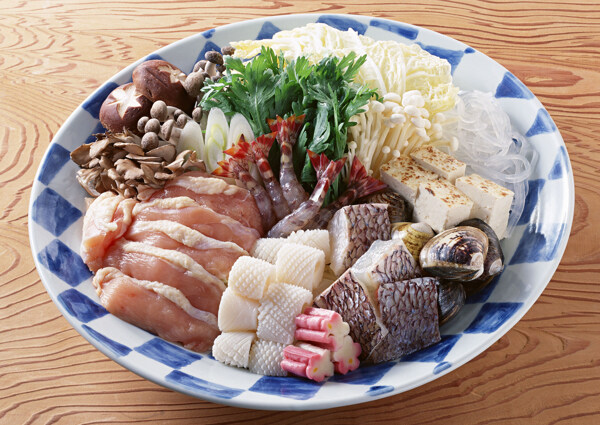美味火鍋配菜圖片