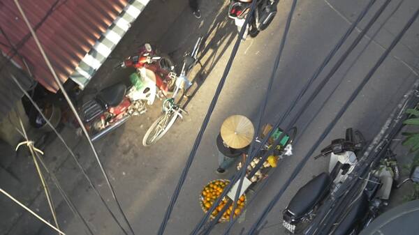 越南水果摊贩