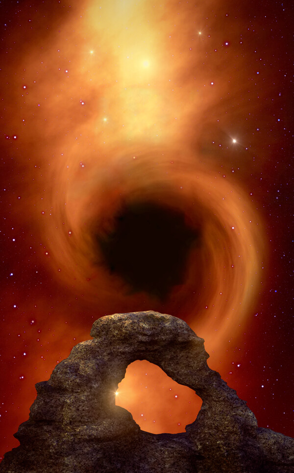 黑洞图片素材宇宙螺旋星空