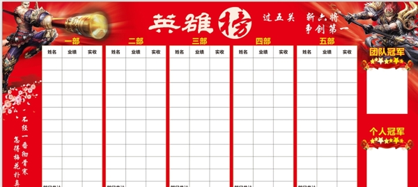 英雄榜