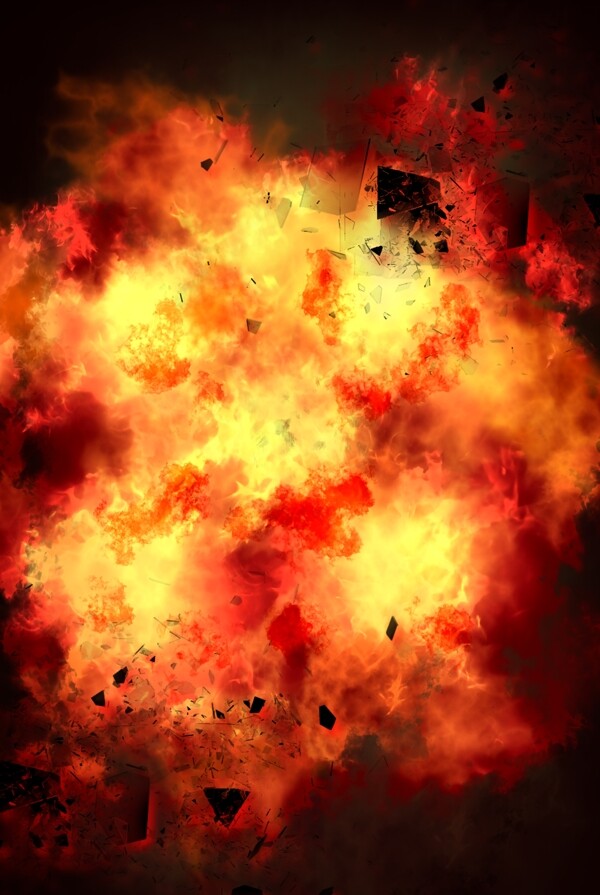 爆炸火焰燃烧游戏背景