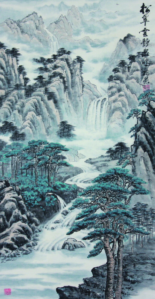 國畫山水圖片