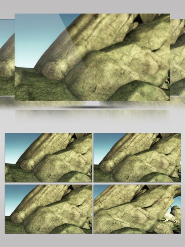 山体岩石高清视频素材