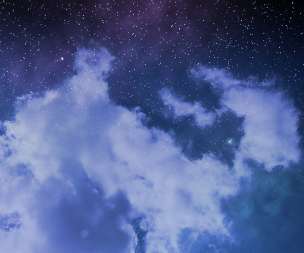 在夜空的抽象空間的背景恒星