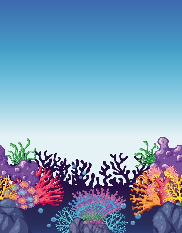 珊瑚背景设计