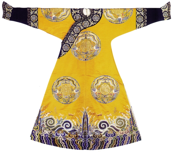 民間服飾清朝官服布藝古龍雙龍龍鳳呈祥古服繡花民間藝術(shù)中華刺繡PSD分層素材源文件中國傳統(tǒng)元素整合圖庫