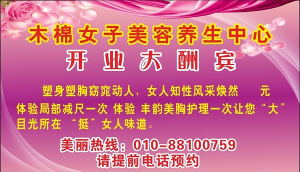 美容養(yǎng)生館養(yǎng)生館海報(bào)
