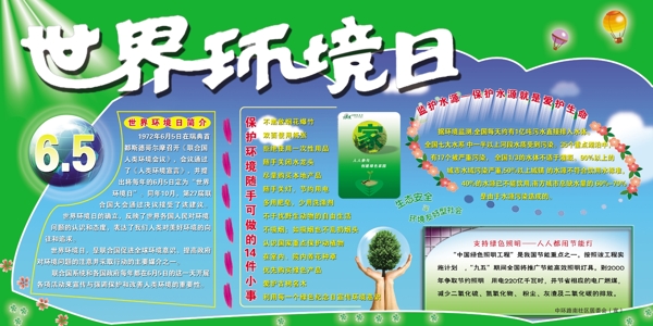 6.5展板世界環(huán)境日