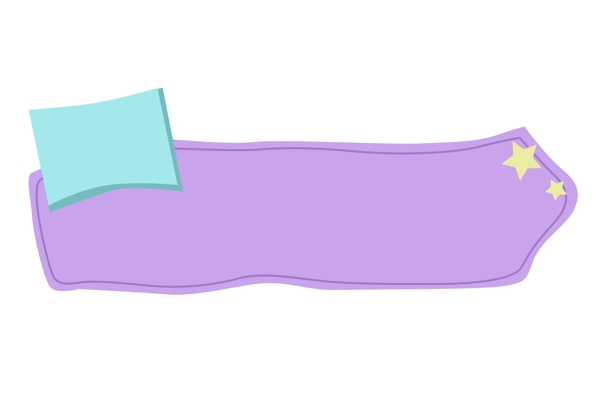 紫色长条形拉条框