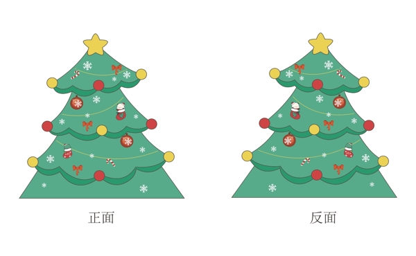 矢量圣诞树