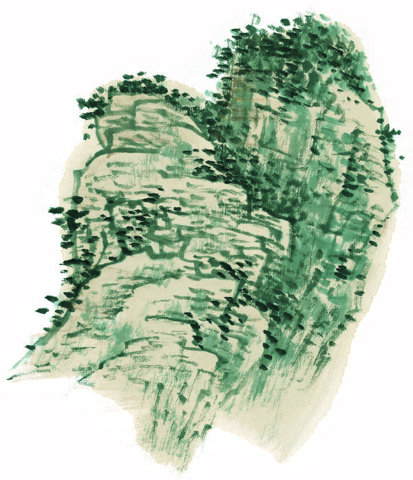 水墨山水畫圖片