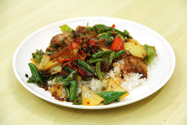 回鍋肉蓋澆