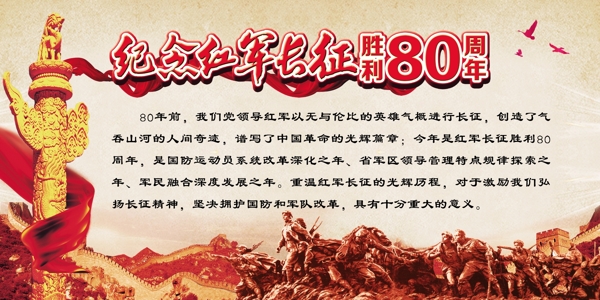 红军长征胜利80周年