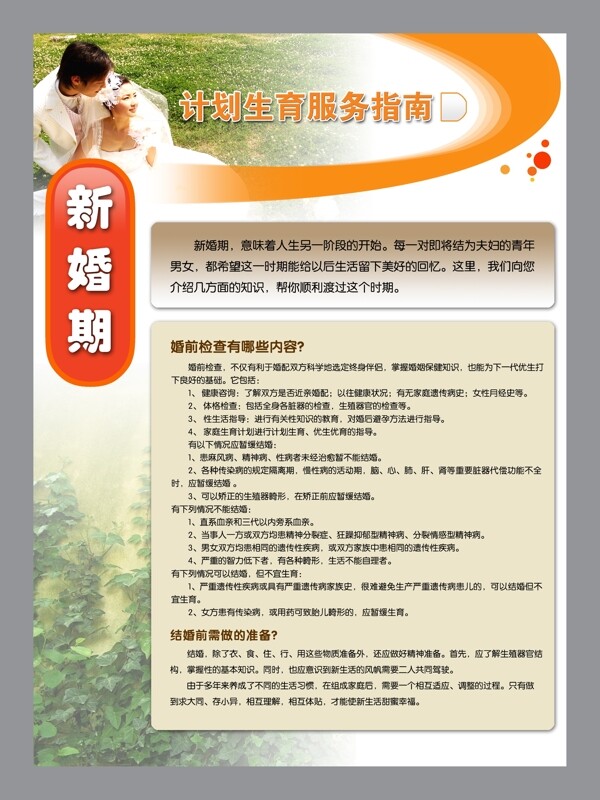 計劃生育展板