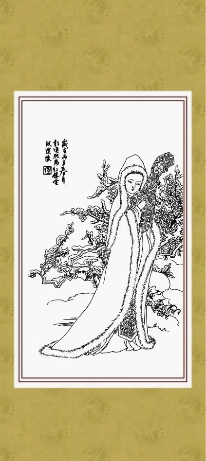 仕女昭君出塞圖片
