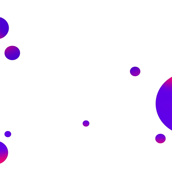 卡通紫色渐变圆球漂浮装饰免扣图