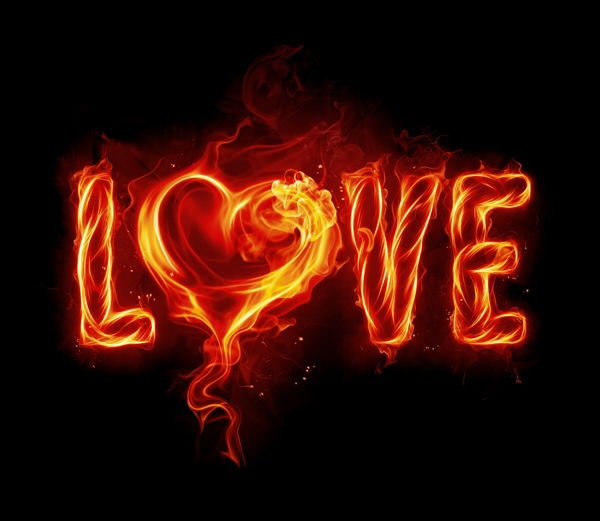 love字體設(shè)計(jì)圖片