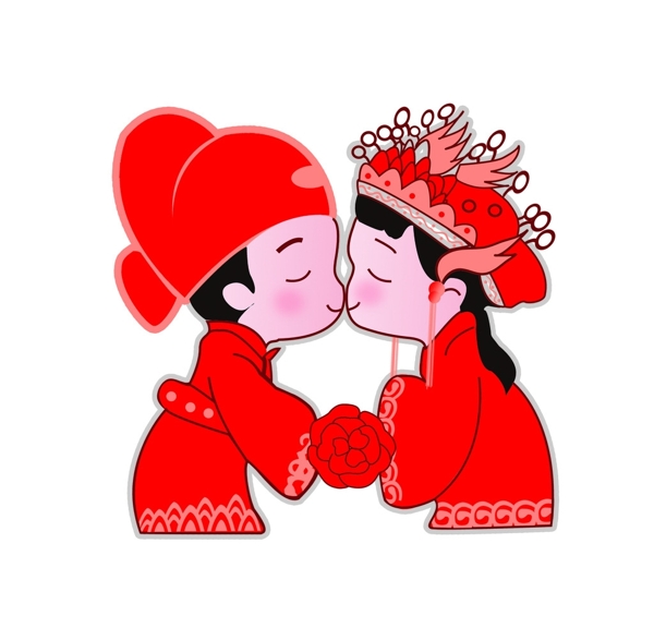 結(jié)婚情侶小人