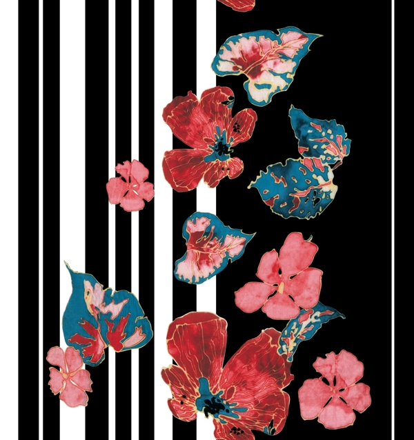 手繪花