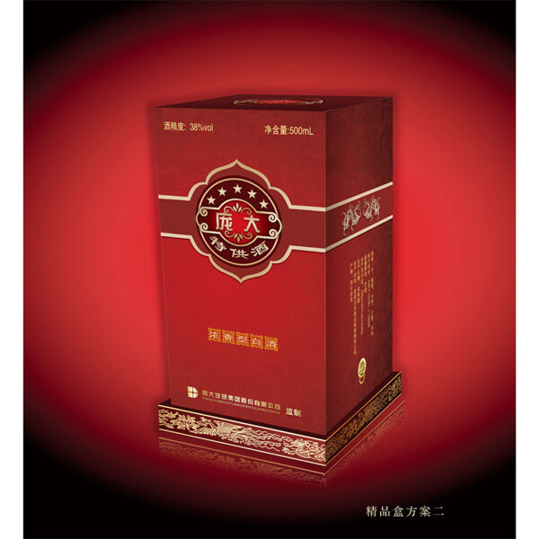 龐大白酒包裝圖片
