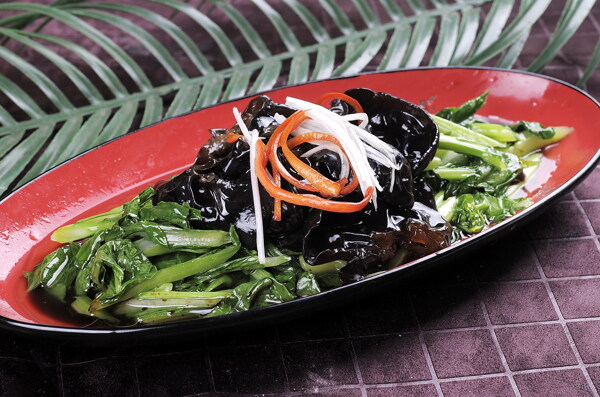 白灼養(yǎng)生菜圖片