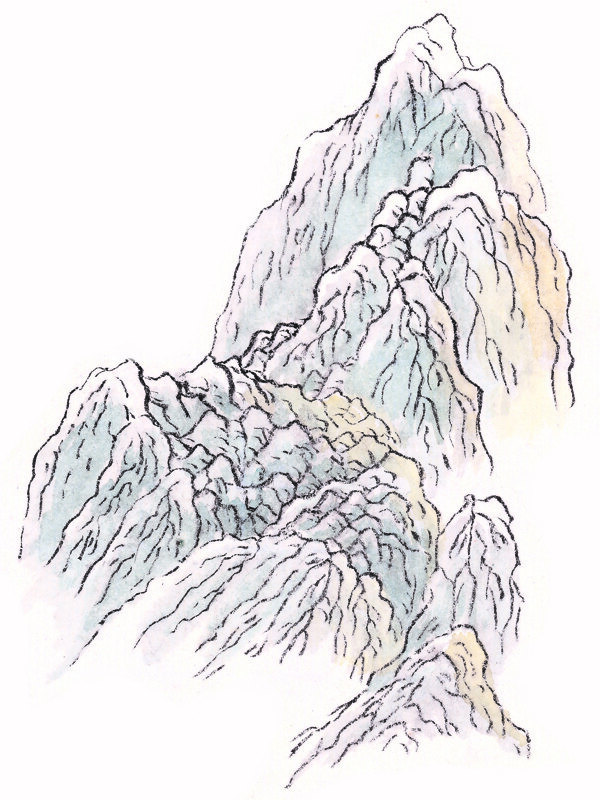 水墨山水畫圖片
