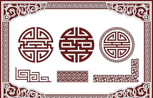 中式邊框
