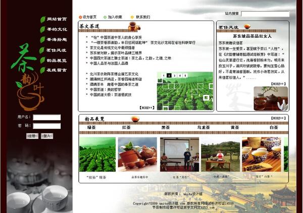 茶叶网站茶韵图片