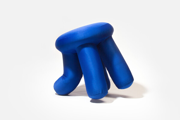 蓝色可爱的章鱼椅子jpg素材