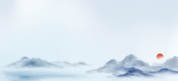 山水背景